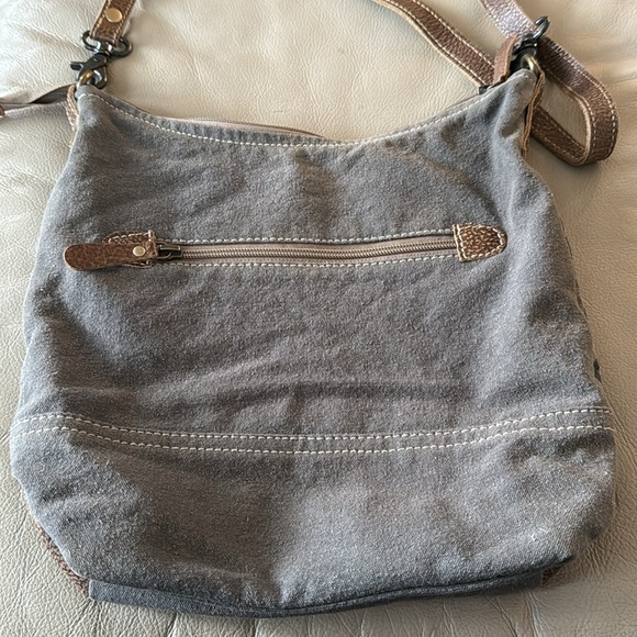 Myra Shoulder / Crossbody Bag mixed media boho - Picture 5 of 11